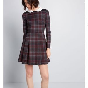Modcloth Academic Adventures A Line Dress Medium